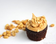 Gluten-Free Chocolate Peanut Butter Cupcakes